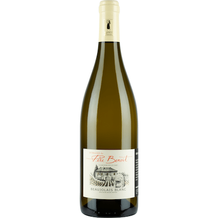Bouteille de vin blanc Beaujolais, Père Benoit 2021