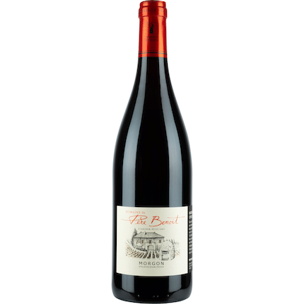 Bouteille de vin rouge Beaujolais Morgon, domaine Père Benoit 2020