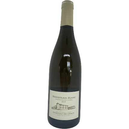 Bouteille de vin blanc Beaujolais du domaine Château de Cercy 2021